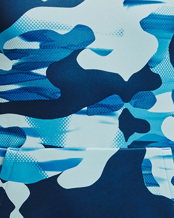 Sudadera con Capucha Armour Fleece® Printed para Niño, Blue, pdpMainDesktop image number 0