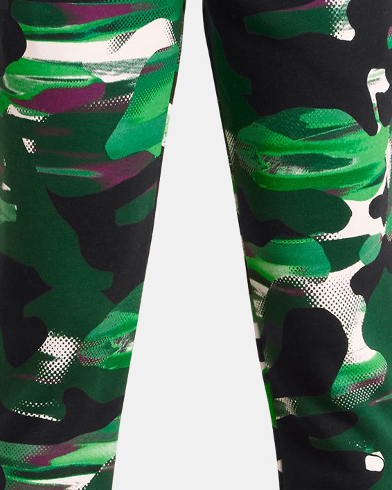 UNDER ARMOUR Womens Graphic Tracksuit Trousers Joggers UK12 Medium Green, Vintage & Second-Hand Clothing Online