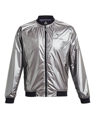 Men's Project Rock Disrupt Bomber Jacket image number 1