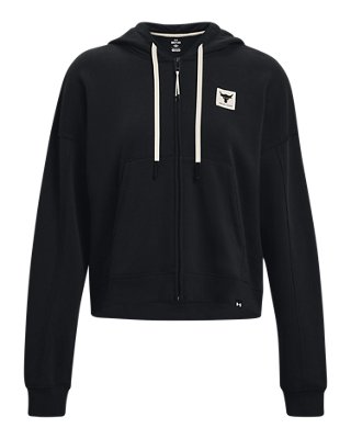 Project Rock Fleece, Black, pdpMainDesktop image number 4