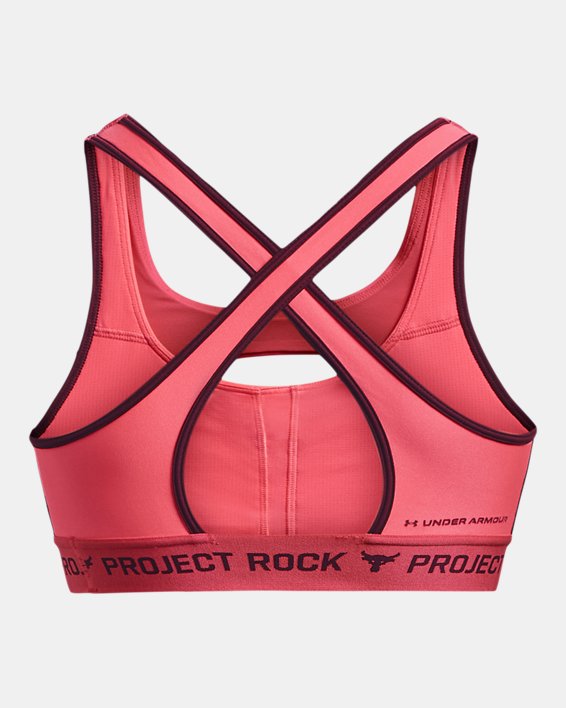 Under Armour Women's Project Rock Crossback Sports Bra. 12