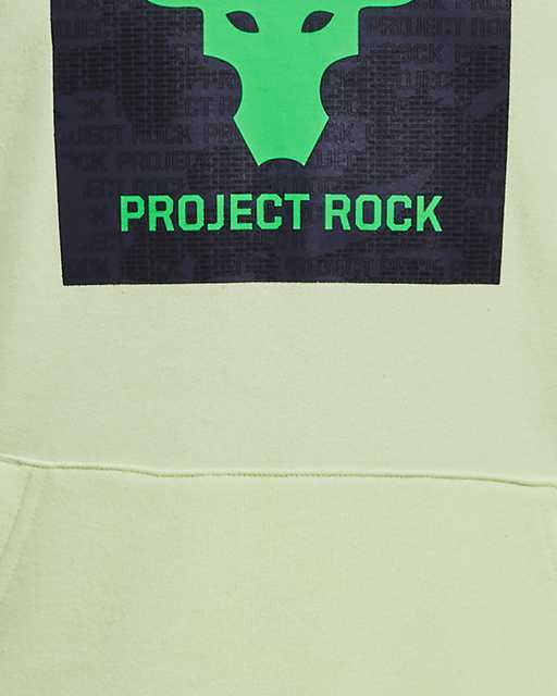 Boys' Project Rock Rival Fleece Black Adam Hoodie