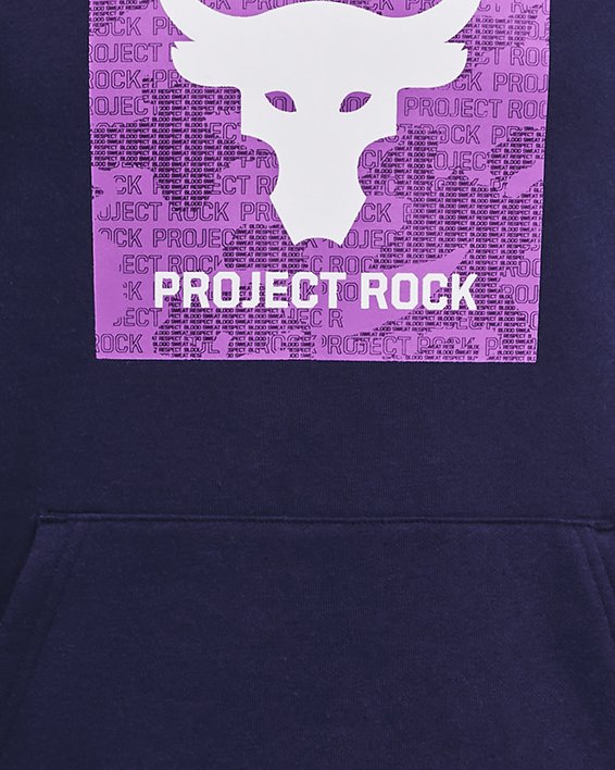 Boys' Project Rock Rival Fleece Theme Hoodie
