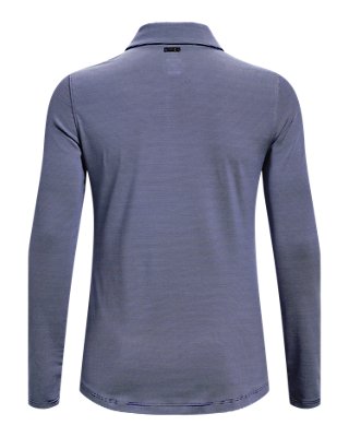 เสื้อโปโลแขนยาว UA Zinger MicroStripe สำหรับผู้หญิง image number 5