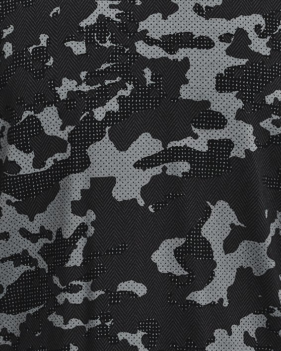 Herren UA Iso-Chill Charged Camo Poloshirt, Black, pdpMainDesktop image number 4