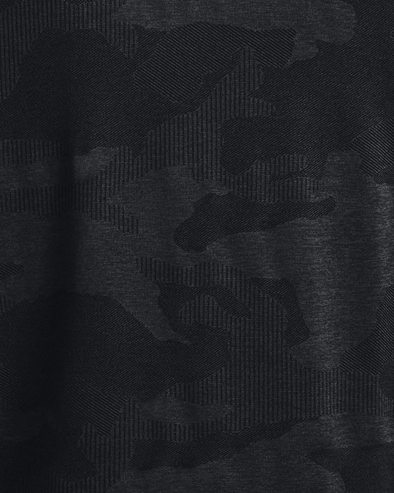 男士UA Playoff 2.0 Jacquard Polo衫 in Black image number 5