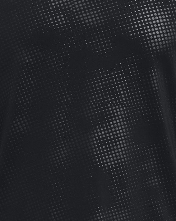 Men's UA RUSH™ Emboss Short Sleeve in Black image number 4