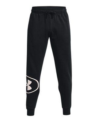 Pantalones de Entrenamiento UA Rival Fleece para Hombre, Black, pdpMainDesktop image number 4