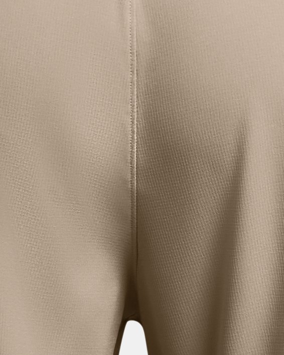 男士UA Vanish Woven 6英寸短褲 in Brown image number 5