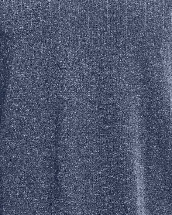 Men's UA RUSH™ Seamless Short Sleeve in Blue image number 4