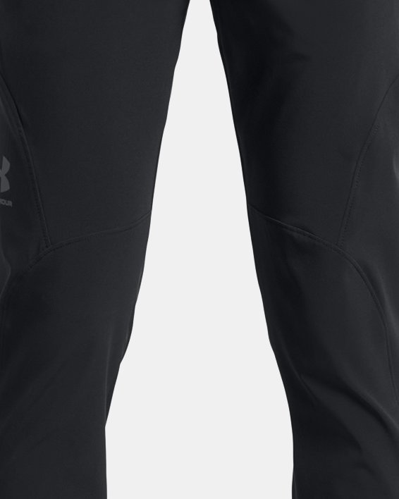 Boys' UA Unstoppable Tapered Pants in Black image number 0
