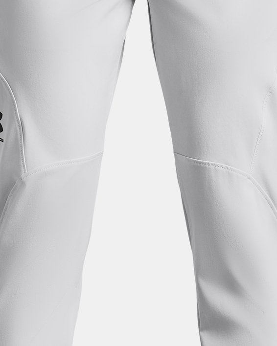 Jungen UA Unstoppable Hose mit konisch geschnittenem Bein, Gray, pdpMainDesktop image number 0