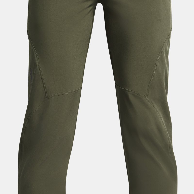 Pantaloni Under Armour Unstoppable Tapered da ragazzo Marine OD Verde / Nero YLG (149 - 160 cm)