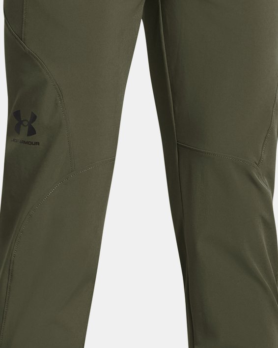 Spodnie chłopięce UA Unstoppable Tapered, Green, pdpMainDesktop image number 2