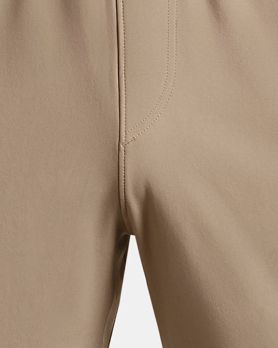 UA Unstoppable Hybrid Shorts in Brown image number 6