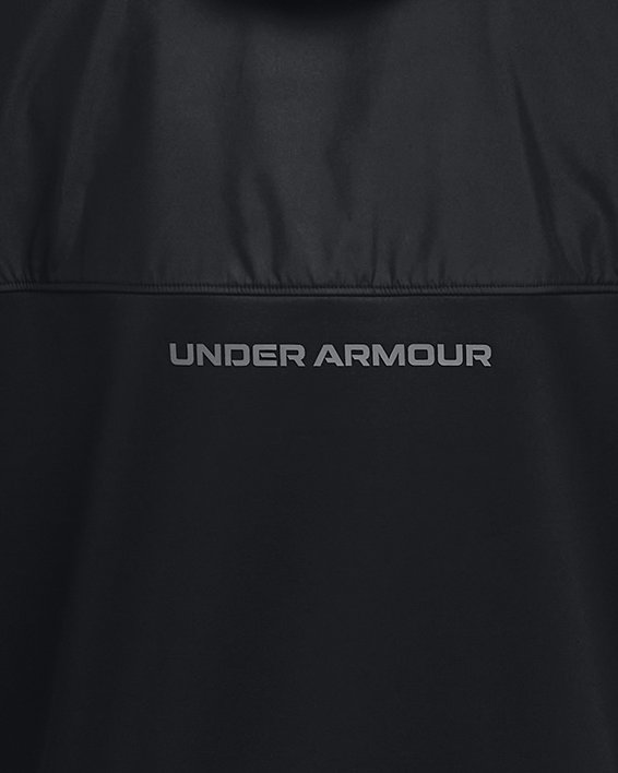 Herenhoodie Armour Fleece® Storm met volledige rits, Black, pdpMainDesktop image number 7