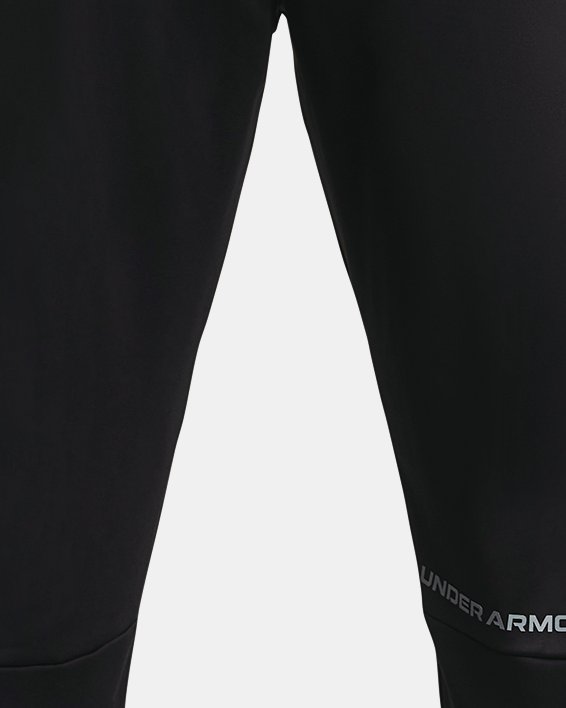 Herren Armour Fleece® Storm Hose, Black, pdpMainDesktop image number 7