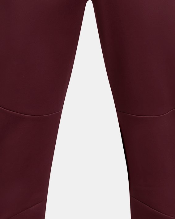 Men's UA Tricot Track Pants, Maroon, pdpMainDesktop image number 4