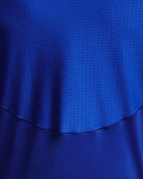 Men's UA RUSH™ SmartForm Mock Long Sleeve, Blue, pdpMainDesktop image number 6