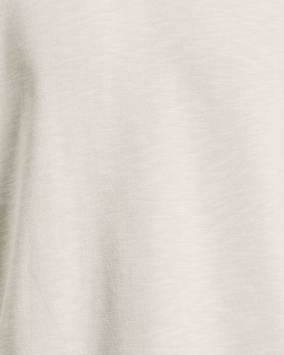 Herenshirt UA Essential Fleece Heritage met ronde hals, White, pdpMainDesktop image number 5
