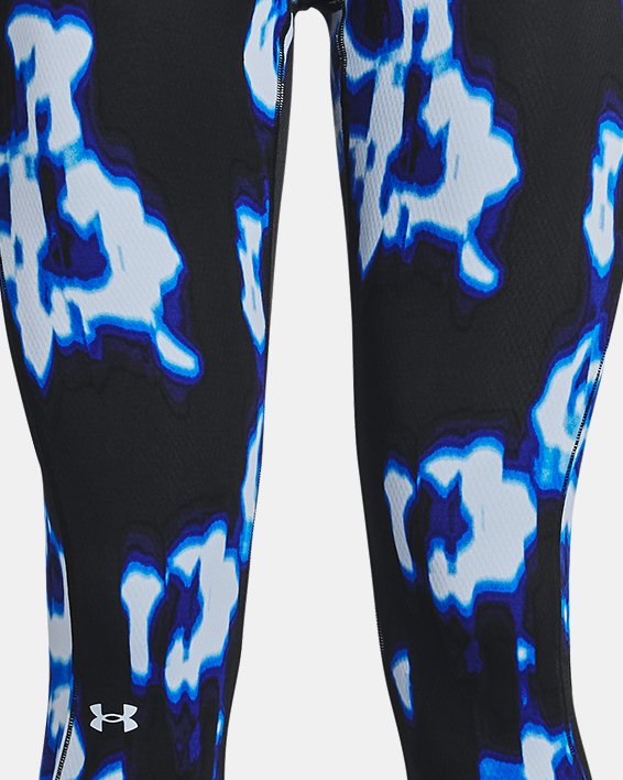 Under Armour girls Motion Leggings , Blue Note (413)/White , Youth