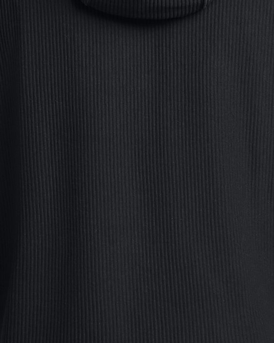 Men's UA Ottoman Fleece Hoodie, Black, pdpMainDesktop image number 6