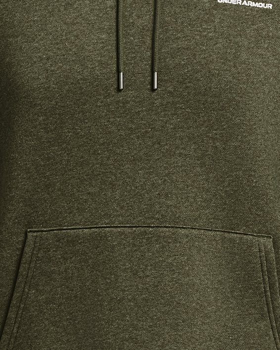 Sudadera con capucha de tejido Fleece UA Essential para hombre, Green, pdpMainDesktop image number 4