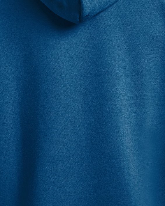Sudadera con capucha de tejido Fleece UA Essential para hombre, Blue, pdpMainDesktop image number 5