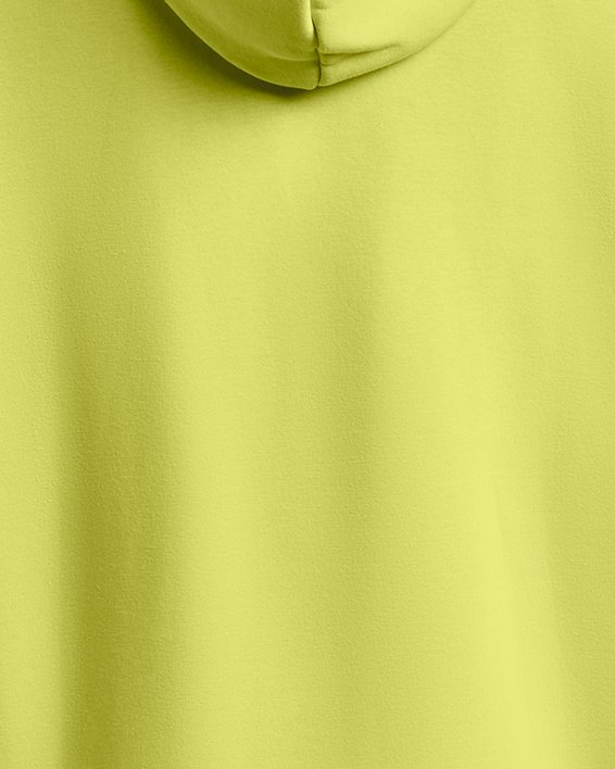 Men's UA Icon Fleece Hoodie, Yellow, pdpMainDesktop image number 5