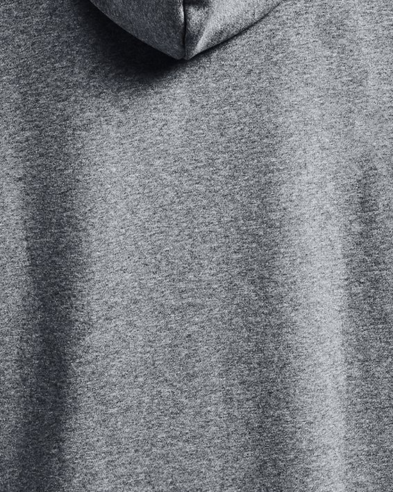 Men's UA Icon Fleece Full-Zip Hoodie, Gray, pdpMainDesktop image number 5