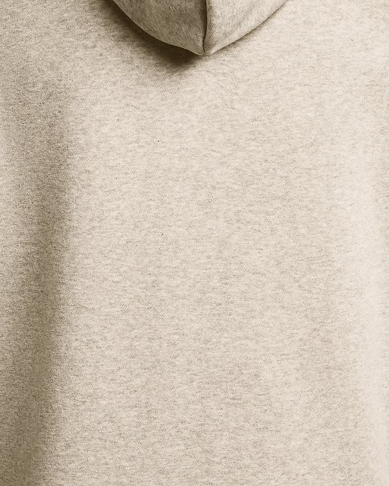 Sweat à capuche entièrement zippé UA Essential Fleece pour homme, Brown, pdpMainDesktop image number 4
