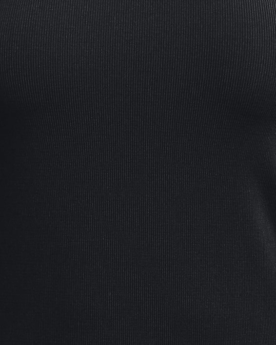 Women's UA RUSH™ Seamless Short Sleeve, Black, pdpMainDesktop image number 4