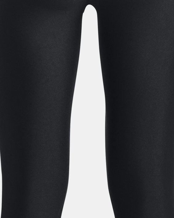 Girls' HeatGear® Ankle Crop, Black, pdpMainDesktop image number 1