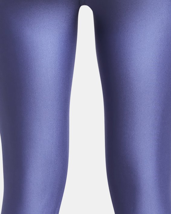 Girls' HeatGear® Ankle Crop in Purple image number 1