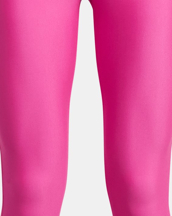 Girls' HeatGear® Ankle Crop, Pink, pdpMainDesktop image number 0