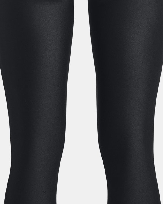 Girls' HeatGear® Leggings, Black, pdpMainDesktop image number 1
