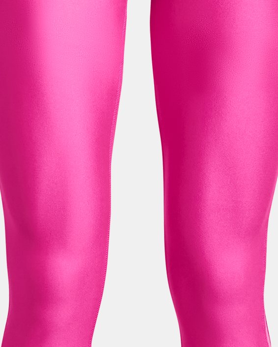 Girls' HeatGear® Leggings in Pink image number 0