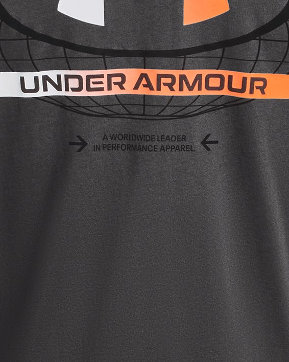 เสื้อแขนสั้น UA Global Lockertag สำหรับผู้ชาย in Gray image number 5