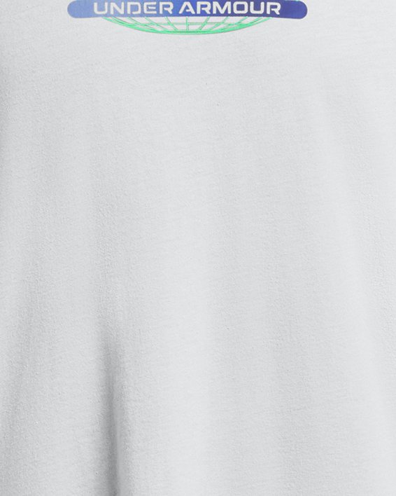 Camiseta de manga corta UA Global Lockertag para hombre, Gray, pdpMainDesktop image number 2