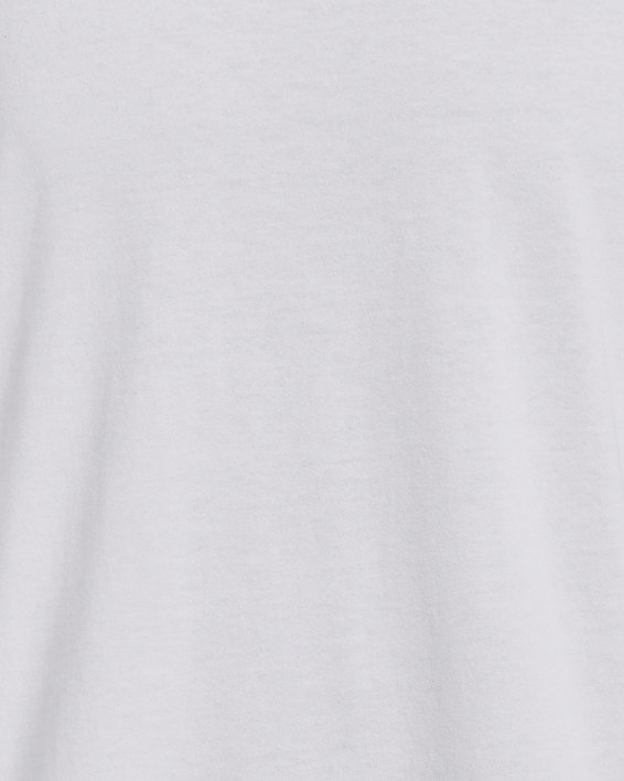 Men's UA Logo Embroidered Heavyweight Short Sleeve, White, pdpMainDesktop image number 4