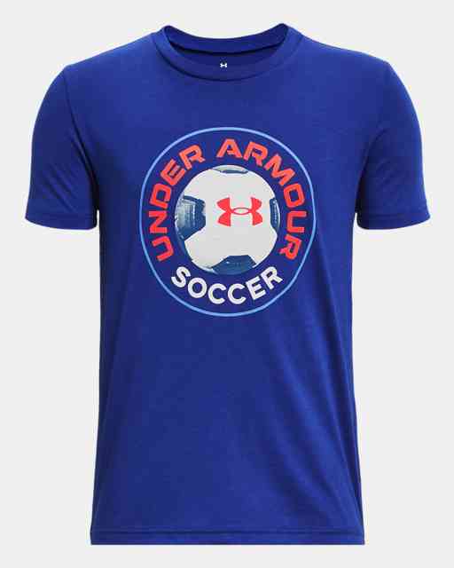 Boys' UA Photoreal Soccer Ball Short Sleeve