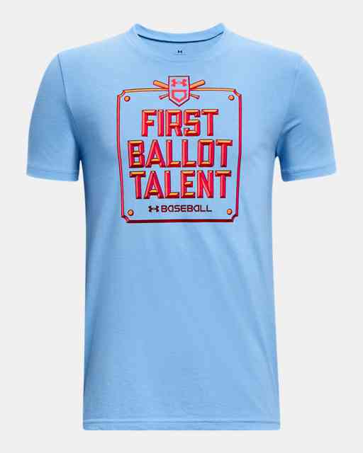 T-shirt avec imprimé First Ballot Talent Baseball UA pour garçons