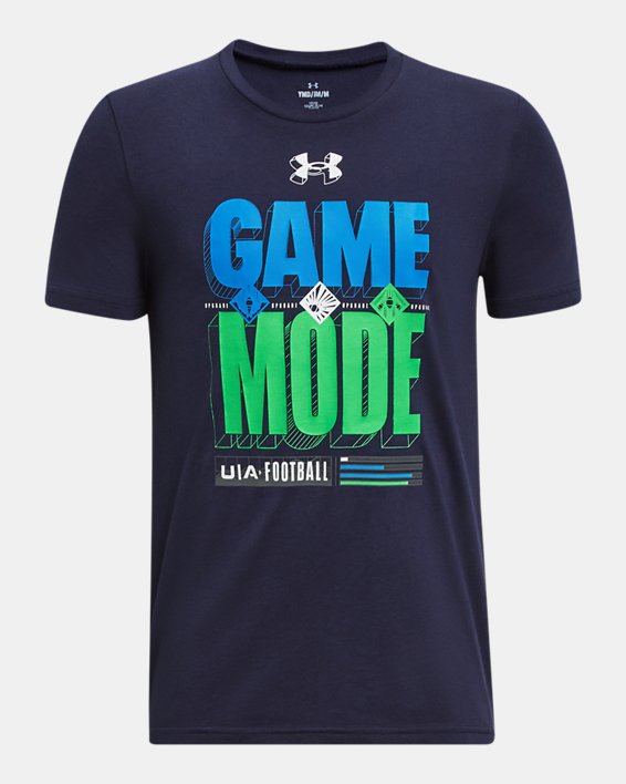 T-shirt avec imprimé Game Mode Football UA pour garçons