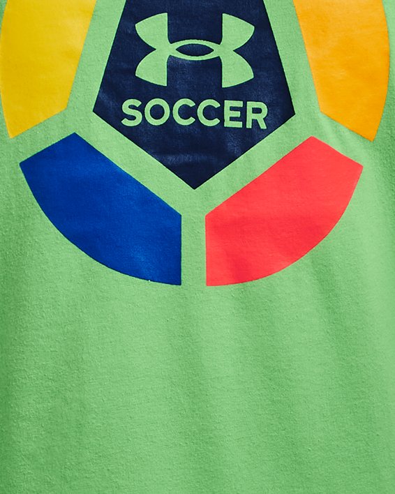Boys' UA Multicolor Soccer Ball Short Sleeve