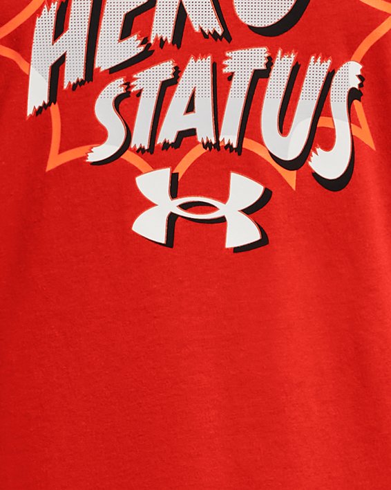 T-shirt avec imprimé Hero Status UA pour garçons