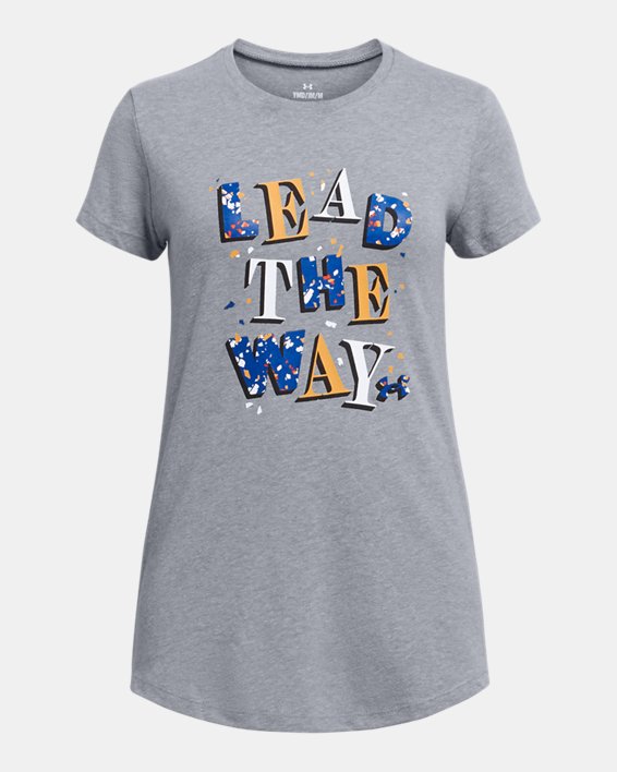 T-shirt avec imprimé Lead The Way UA pour filles