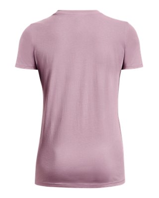 여성 UA 리피트 워드마크 웨이브 반팔 image number 5