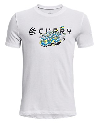 男童Curry Trolly短袖T恤 image number 0
