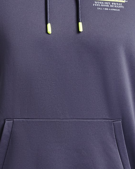  UA Armour Fleece Hoodie, Blue - men's sweatshirt - UNDER  ARMOUR - 44.16 € - outdoorové oblečení a vybavení shop