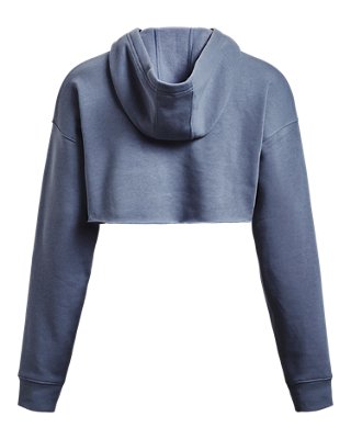 Sudadera corta con capucha UA para mujer, Purple, pdpMainDesktop image number 8